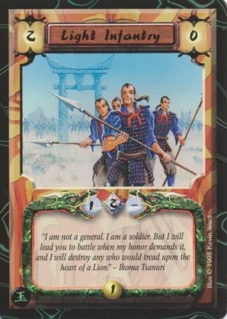 Light Infantry Common L5R Jade Edition Light Infantry Common L5R Jade Edition