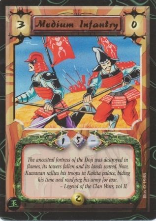 Medium Infantry Common L5R Jade Edition Medium Infantry Common L5R Jade Edition