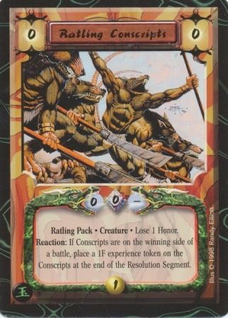 Ratling Conscripts Common L5R Jade Edition Ratling Conscripts Common L5R Jade Edition