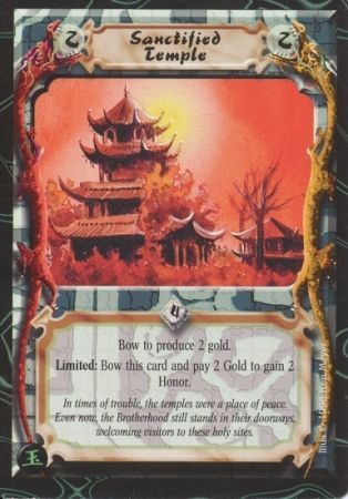 Sanctified Temple Common L5R Jade Edition Sanctified Temple Common L5R Jade Edition