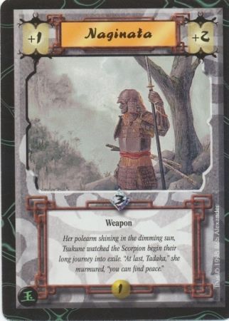 Naginata Common L5R Jade Edition Naginata Common L5R Jade Edition