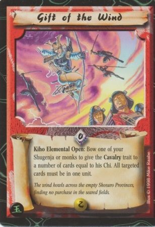 Gift of the Wind Common L5R Jade Edition Gift of the Wind Common L5R Jade Edition