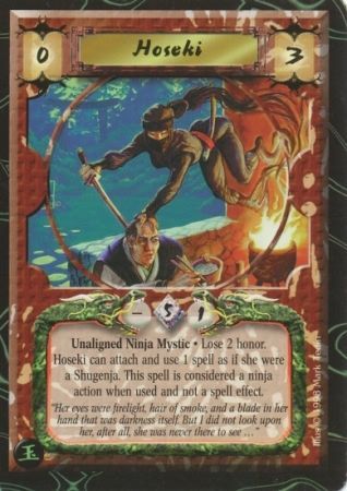 Hoseki Ninja Uncommon L5R Jade Edition Hoseki Ninja Uncommon L5R Jade Edition