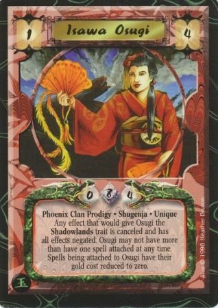 Isawa Osugi Phoenix Uncommon L5R Jade Edition Isawa Osugi Phoenix Uncommon L5R Jade Edition