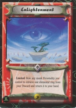 Enlightenment Uncommon L5R Jade Edition Enlightenment Uncommon L5R Jade Edition