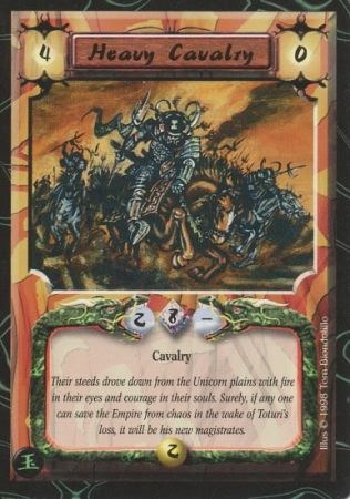 Heavy Cavalry Uncommon L5R Jade Edition Heavy Cavalry Uncommon L5R Jade Edition