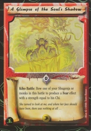 A Glimpse of the Soul s Shadow Uncommon L5R Jade Edition A Glimpse of the Soul s Shadow Uncommon L5R Jade Edition