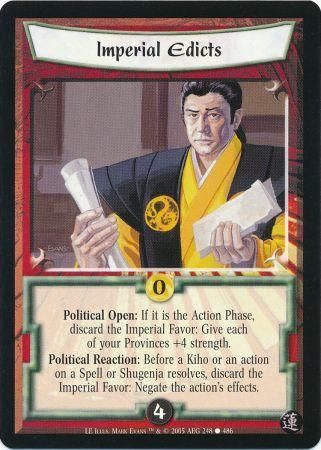 Imperial Edicts 248 Common L5R Lotus Edition Imperial Edicts 248 Common L5R Lotus Edition