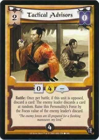 Tactical Advisors 338 Common L5R Lotus Edition Tactical Advisors 338 Common L5R Lotus Edition