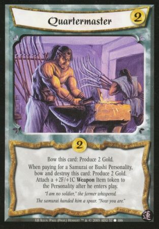 Quartermaster 37 Common L5R Lotus Edition Quartermaster 37 Common L5R Lotus Edition