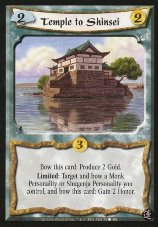 Temple to Shinsei 55 Common L5R Lotus Edition Temple to Shinsei 55 Common L5R Lotus Edition