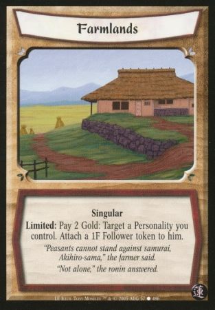 Farmlands 57 Common L5R Lotus Edition Farmlands 57 Common L5R Lotus Edition