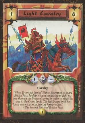 Light Cavalry Common Obsidian Edition Singles Light Cavalry Common Obsidian Edition Singles
