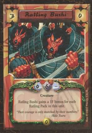 Ratling Bushi Uncommon Obsidian Edition Singles Ratling Bushi Uncommon Obsidian Edition Singles