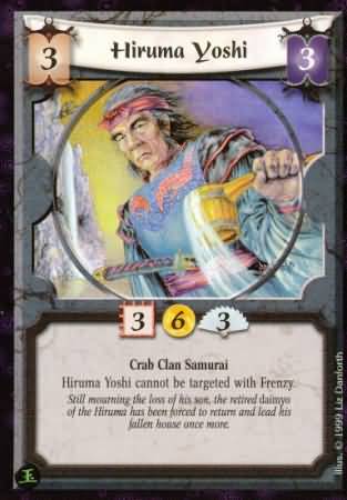 Hiruma Yoshi Crab Common L5R Pearl Edition Hiruma Yoshi Crab Common L5R Pearl Edition