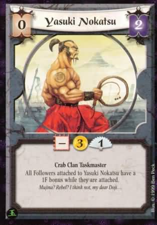 Yasuki Nokatsu Crab Common L5R Pearl Edition Yasuki Nokatsu Crab Common L5R Pearl Edition