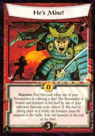He s Mine Common L5R Pearl Edition He s Mine Common L5R Pearl Edition
