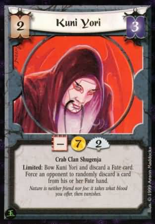Kuni Yori Crab Fixed L5R Pearl Edition Kuni Yori Crab Fixed L5R Pearl Edition
