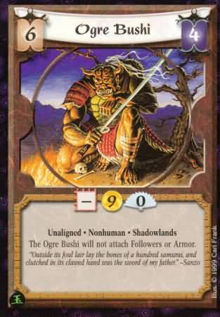 Ogre Bushi Shadowlands Uncommon L5R Pearl Edition Ogre Bushi Shadowlands Uncommon L5R Pearl Edition
