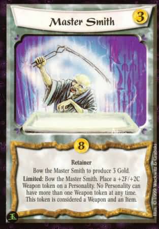 Master Smith Uncommon L5R Pearl Edition Master Smith Uncommon L5R Pearl Edition