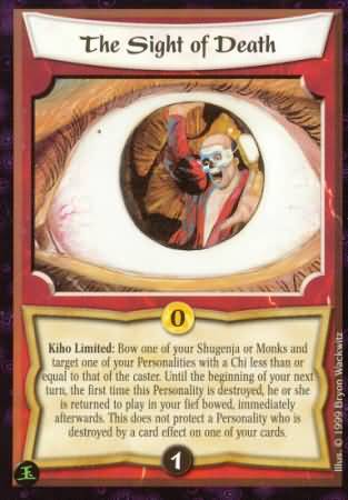 The Sight of Death Uncommon L5R Pearl Edition The Sight of Death Uncommon L5R Pearl Edition