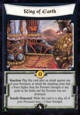 Ring of Earth Uncommon L5R Pearl Edition Ring of Earth Uncommon L5R Pearl Edition