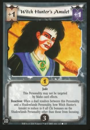 Witch Hunter s Amulet 113 Common Witch Hunter s Amulet 113 Common