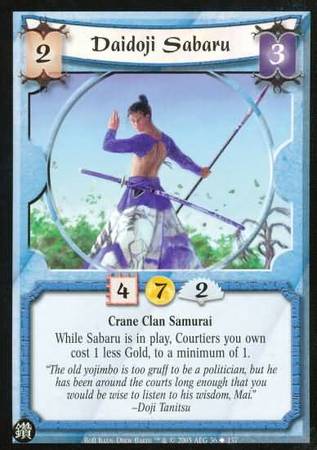 Daidoji Sabaru Crane 36 Uncommon Reign of Blood Daidoji Sabaru Crane 36 Uncommon Reign of Blood