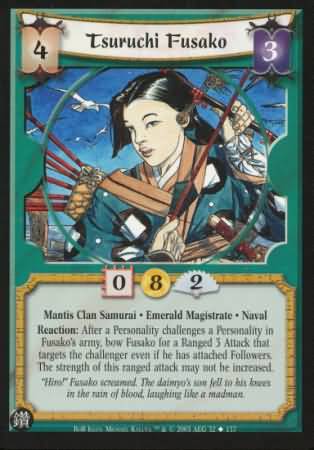 Tsuruchi Fusako Mantis 52 Uncommon Tsuruchi Fusako Mantis 52 Uncommon