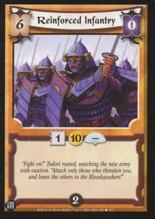 Reinforced Infantry 109 Uncommon Reinforced Infantry 109 Uncommon