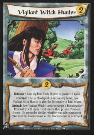 Vigilant Witch Hunter 15 Uncommon Reign of Blood Vigilant Witch Hunter 15 Uncommon Reign of Blood