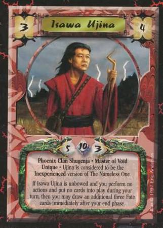 Isawa Ujina Phoenix Uncommon Scorpion Clan Coup 1 Isawa Ujina Phoenix Uncommon Scorpion Clan Coup 1