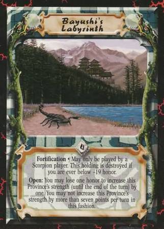 Bayushi s Labyrinth Uncommon Bayushi s Labyrinth Uncommon