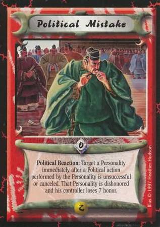 Political Mistake Uncommon Political Mistake Uncommon