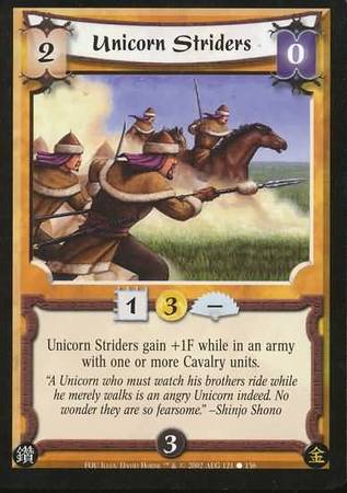 Unicorn Striders 121 Common Unicorn Striders 121 Common