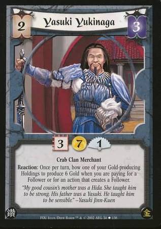 Yasuki Yukinga Crab 34 Uncommon Yasuki Yukinga Crab 34 Uncommon