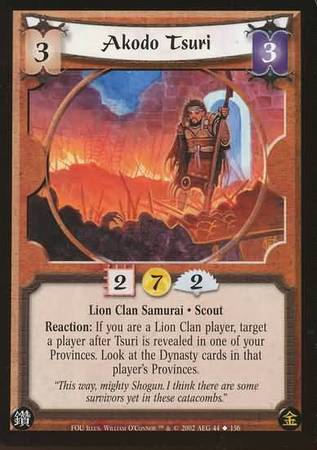 Akodo Tsuri Lion 44 Uncommon Akodo Tsuri Lion 44 Uncommon