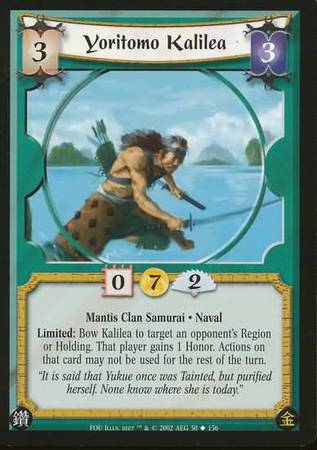 Yoritomo Kililae Mantis 50 Uncommon The Fall of Otosan Uchi Yoritomo Kililae Mantis 50 Uncommon The Fall of Otosan Uchi