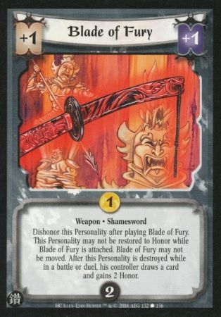 Blade of Fury 132 Common The Hidden City Blade of Fury 132 Common The Hidden City