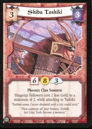 Shiba Toshiki Phoenix 46 Uncommon The Hidden City Shiba Toshiki Phoenix 46 Uncommon The Hidden City