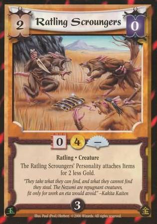 Ratling Scroungers Rare The Spirit Wars Ratling Scroungers Rare The Spirit Wars