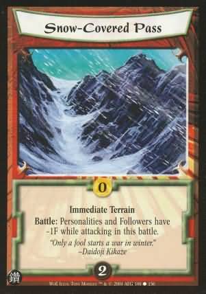 Snow Covered Pass 100 Common Wrath of the Emperor Snow Covered Pass 100 Common Wrath of the Emperor