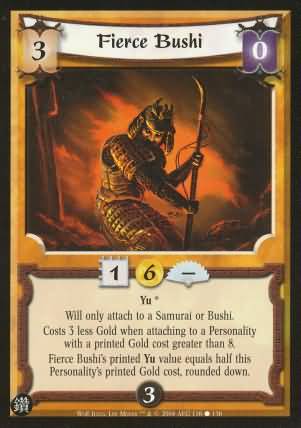 Fierce Bushi 116 Common Wrath of the Emperor Fierce Bushi 116 Common Wrath of the Emperor