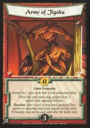 Army of Jigoku 96 Uncommon Army of Jigoku 96 Uncommon