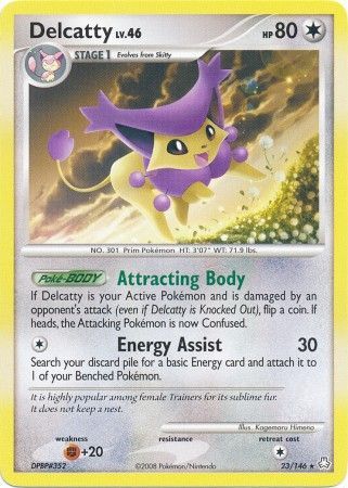 Delcatty 23 146 Rare Diamond Pearl Legends Awakened Singles Delcatty 23 146 Rare Diamond Pearl Legends Awakened Singles