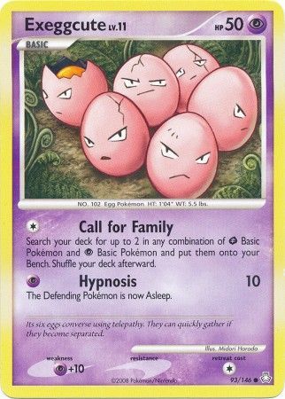 Exeggcute 93 146 Common Diamond Pearl Legends Awakened Singles Exeggcute 93 146 Common Diamond Pearl Legends Awakened Singles