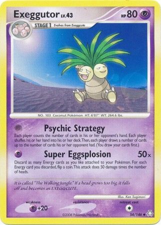 Exeggutor 54 146 Uncommon Diamond Pearl Legends Awakened Singles Exeggutor 54 146 Uncommon Diamond Pearl Legends Awakened Singles
