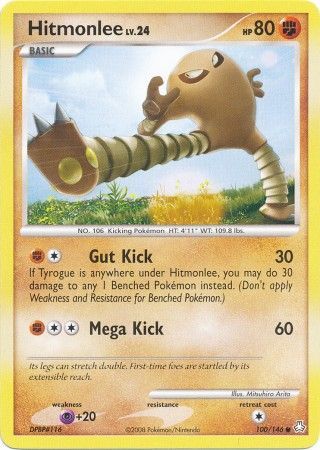 Hitmonlee 100 146 Common Diamond Pearl Legends Awakened Singles Hitmonlee 100 146 Common Diamond Pearl Legends Awakened Singles