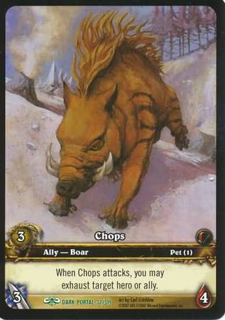Chops Extended Art EA Dark Portal 32 319 World of Warcraft Promo Singles Chops Extended Art EA Dark Portal 32 319 World of Warcraft Promo Singles