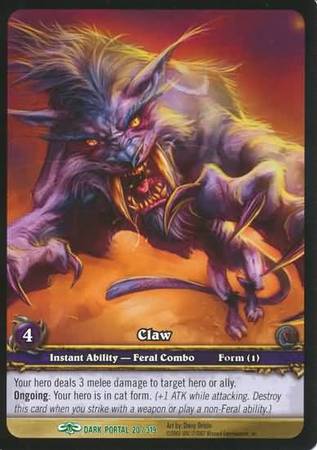Claw Extended Art EA Dark Portal 20 319 World of Warcraft Promo Singles Claw Extended Art EA Dark Portal 20 319 World of Warcraft Promo Singles